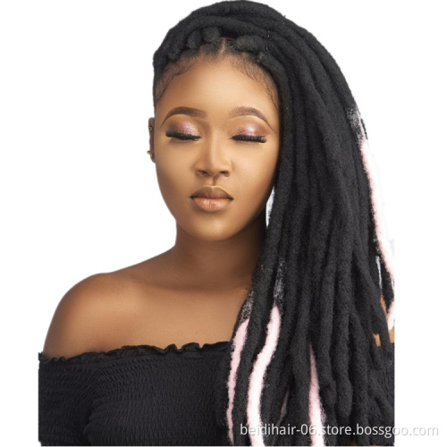 Sister Locs Synthetic Hair Soft Dreadlock Crochet Goddess Faux Loc